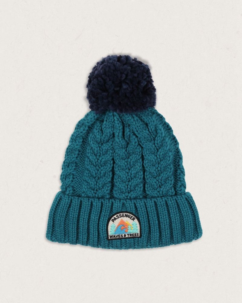 Kapelusz Passenger Drifter Fleece Podszewką Recycled Bobble Damskie Shaded Spruce | Polska-POSCJF362