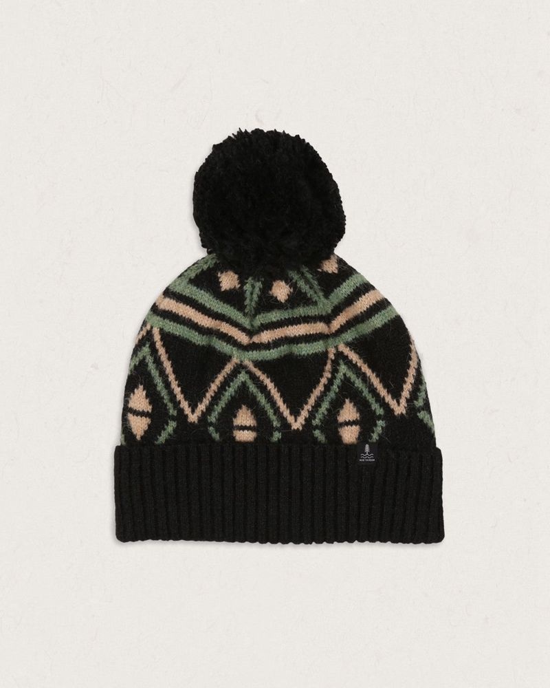 Kapelusz Passenger Ember Bobble Męskie Czarne | Polska-RPTFMC057