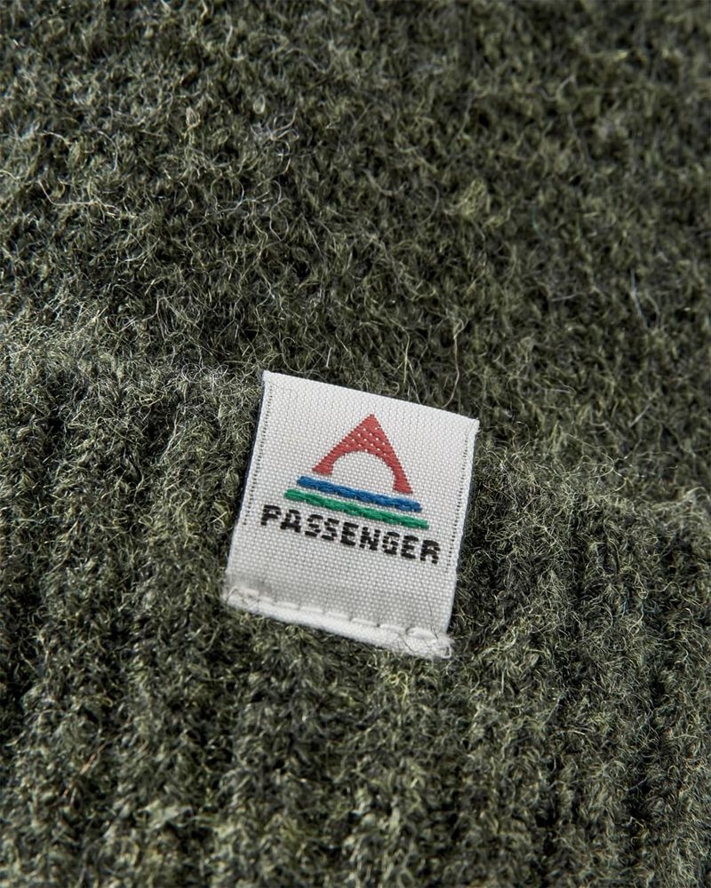 Kapelusz Passenger Snowdrop Recycled Bobble Damskie Khaki | Polska-LGDIPM582