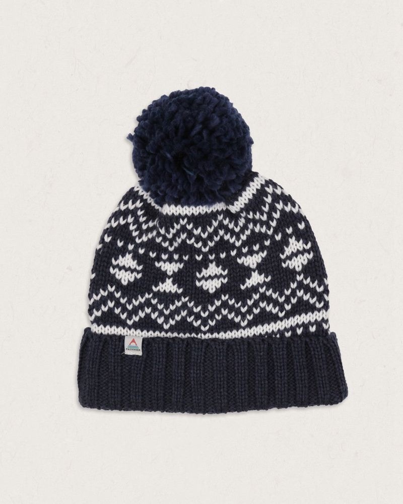 Kapelusz Passenger West Coast Recycled Bobble Damskie Granatowe | Polska-RKBZVF491
