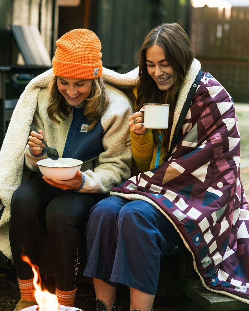 Koc Passenger Nomadic Recycled Sherpa Męskie Wine | Polska-HBZKRN453