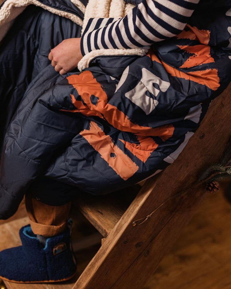 Koc Passenger Nomadic Recycled Sherpa Męskie Jasny Granatowe | Polska-HITCKN531