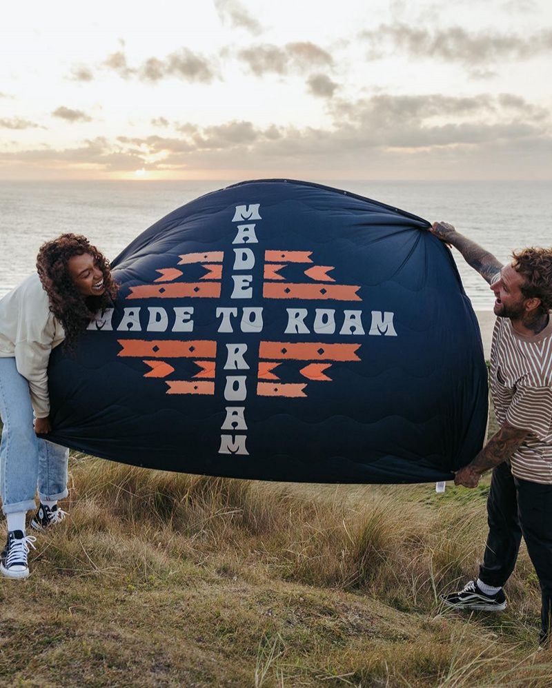 Koc Passenger Nomadic Recycled Sherpa Męskie Jasny Granatowe | Polska-HITCKN531
