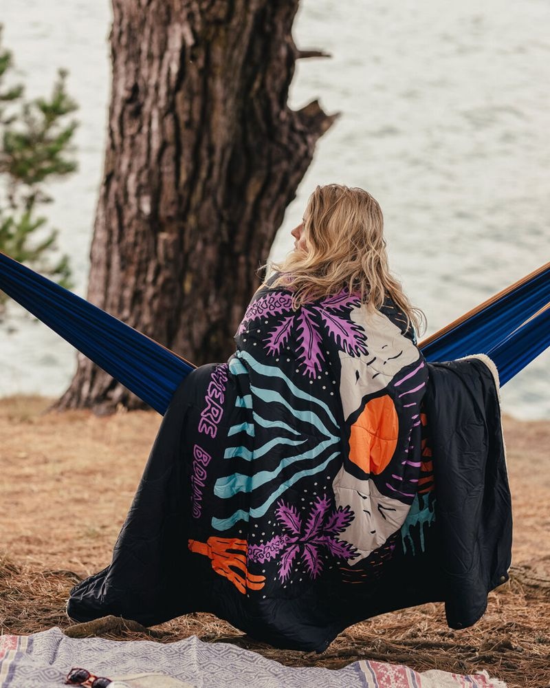 Koc Passenger Nomadic Recycled Sherpa Męskie Czarne | Polska-SIHPTW247