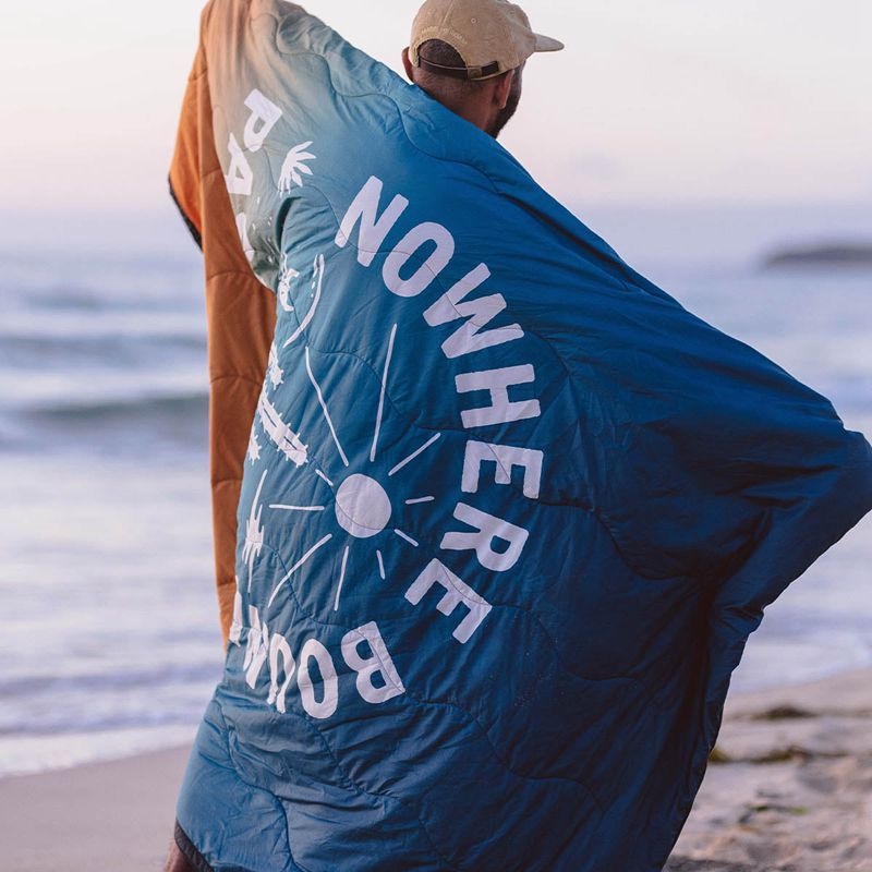 Koc Passenger Nomadic Recycled Towel Męskie Blue/Orange Fade | Polska-XGWTMJ528