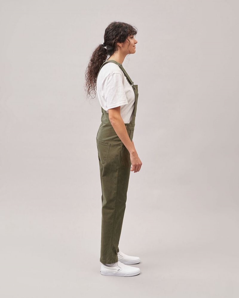 Kombinezon Passenger Roamist Organic Bawełniane Damskie Khaki | Polska-YLJZTM064