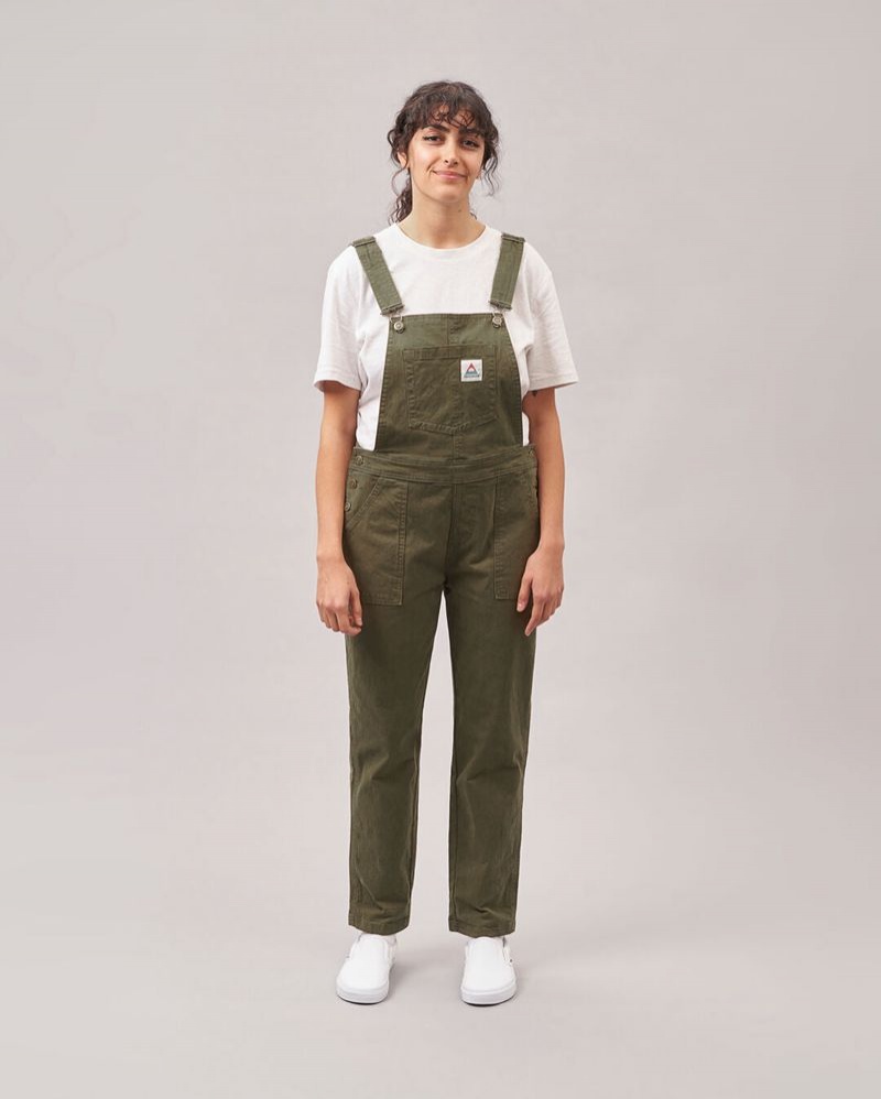 Kombinezon Passenger Roamist Organic Bawełniane Damskie Khaki | Polska-YLJZTM064