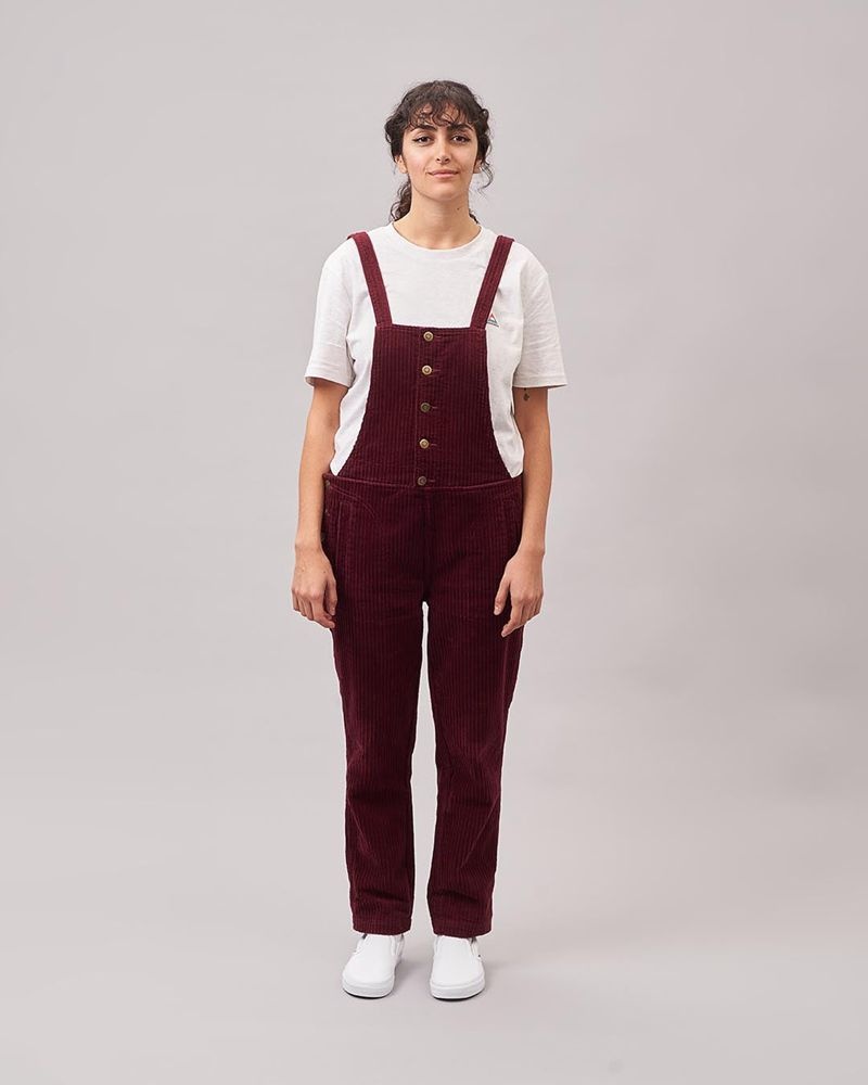 Kombinezon Passenger Tiaga Cord Damskie Windsor Wine | Polska-UQOHTF523