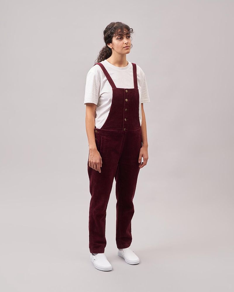 Kombinezon Passenger Tiaga Cord Damskie Windsor Wine | Polska-UQOHTF523