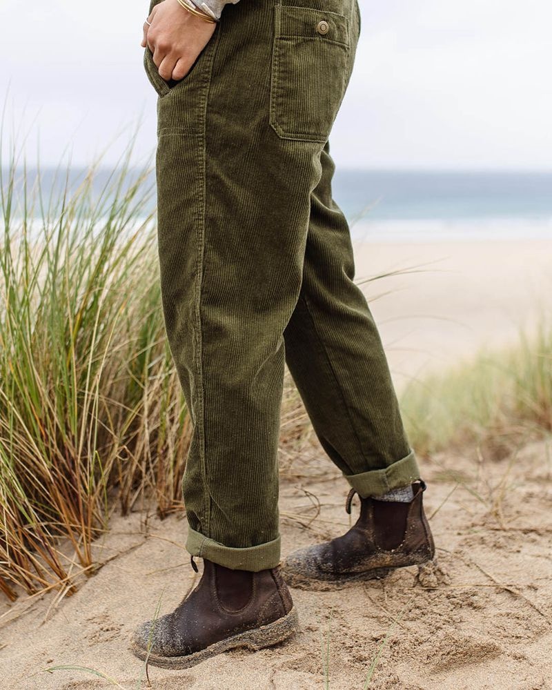 Kombinezon Passenger Tiaga Cord Damskie Khaki | Polska-VMNOYW269