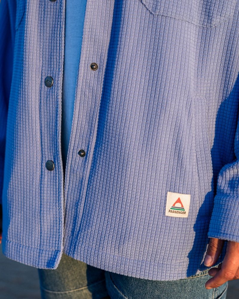 Koszule Passenger Iguazu Grid Polar Fleece Damskie Baja | Polska-DHEFKJ021