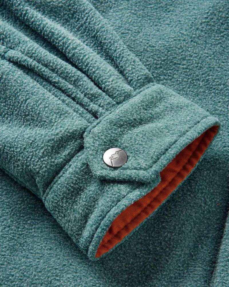 Koszule Passenger Maple Recycled Polar Fleece Męskie Mediterranean Marl | Polska-UAXVHO917