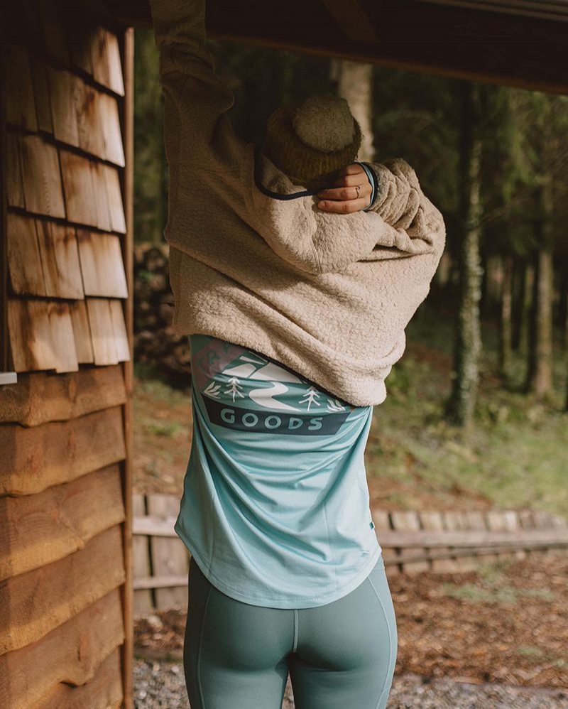 Koszulka Passenger River Recycled Base Layer LS Damskie Porcelain | Polska-NLJRTE409