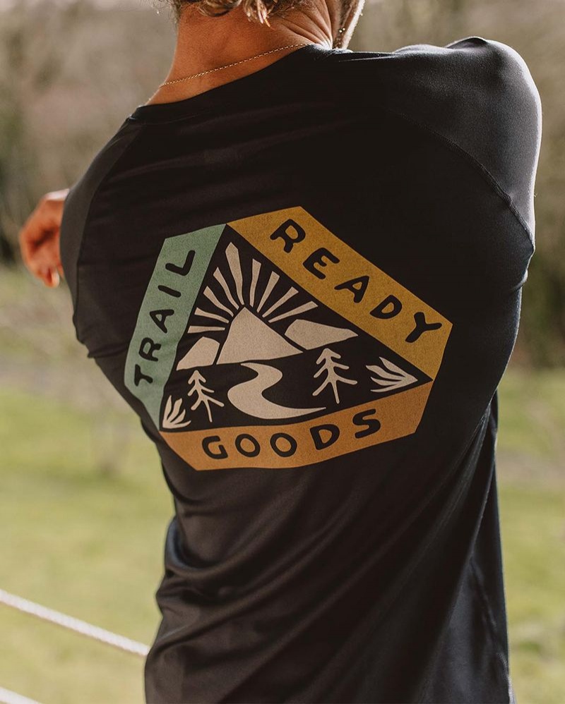 Koszulka Passenger Sky Recycled Base Layer LS Męskie Jasny Granatowe | Polska-ORXQNS794
