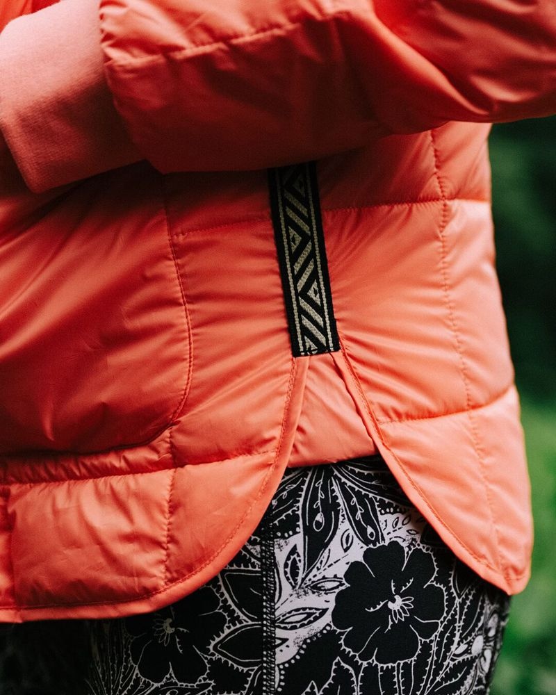 Kurtka Passenger Lorelei Oversized Insulated Damskie Różowe | Polska-UYTCPL437