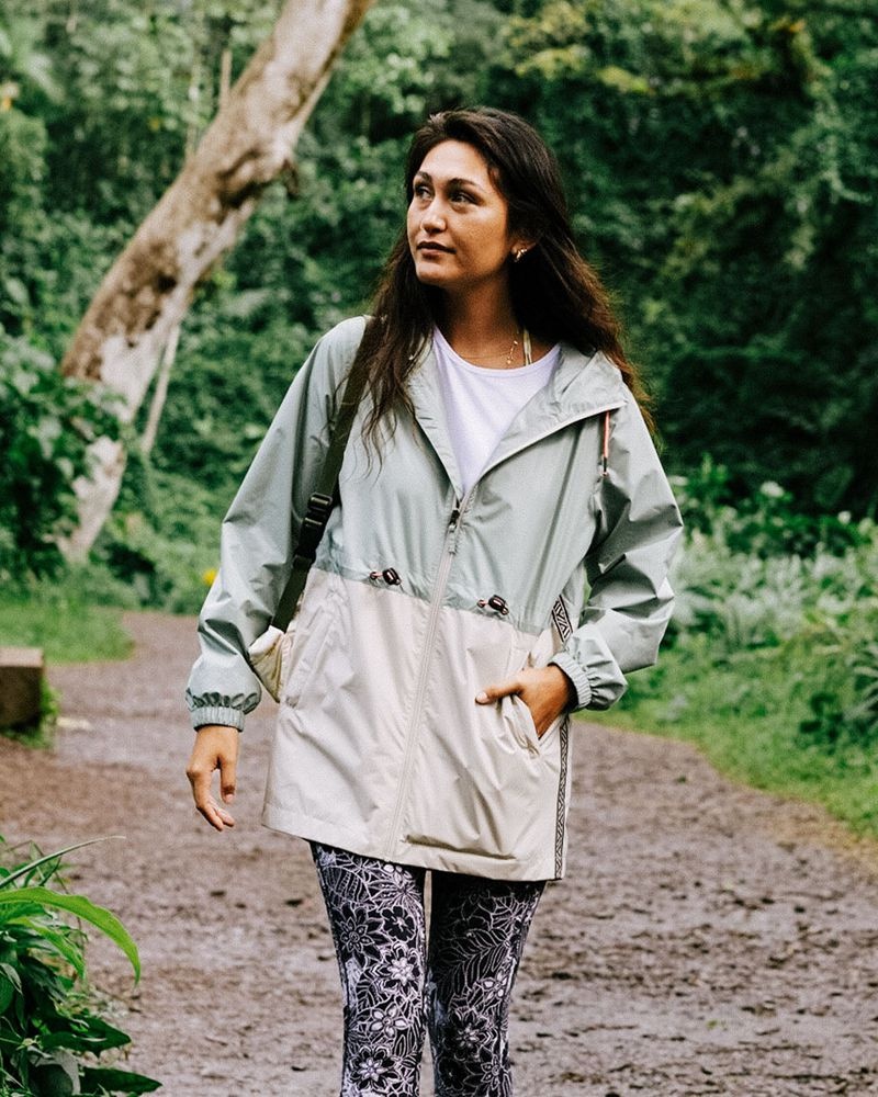 Kurtka Passenger Nimbin Recycled Full Zip Wody Resistant Damskie Zielone | Polska-WPSNEA976