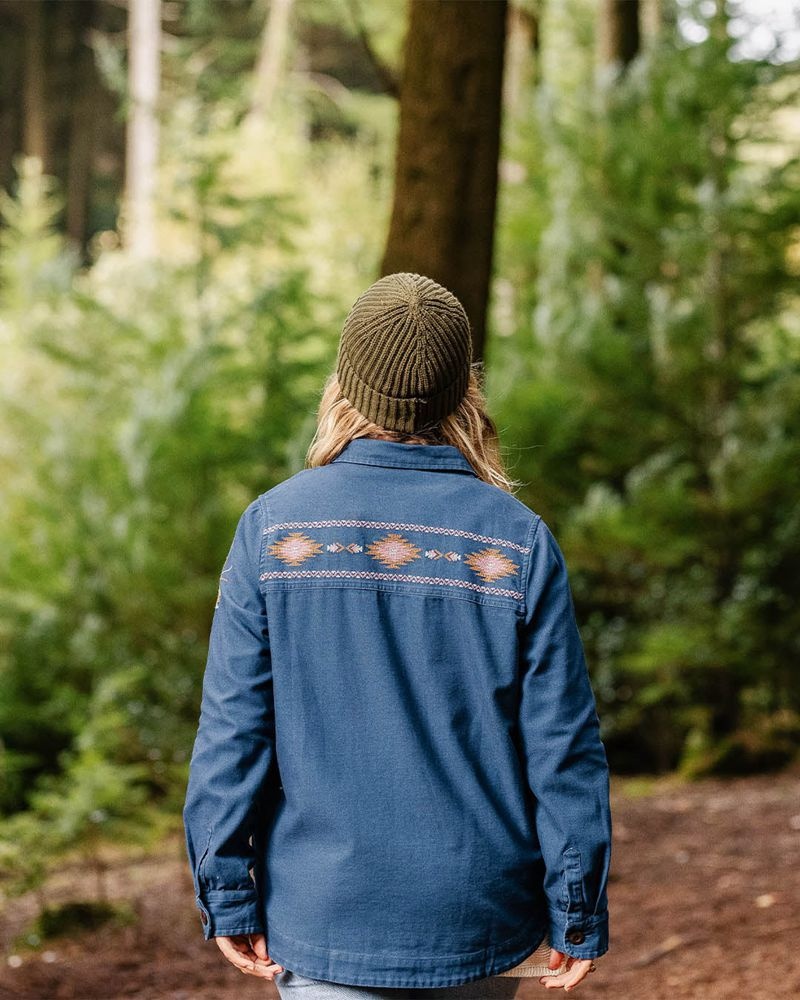 Kurtka Passenger Pine Organic Bawełniane Damskie Ciemny | Polska-KUIGMZ231