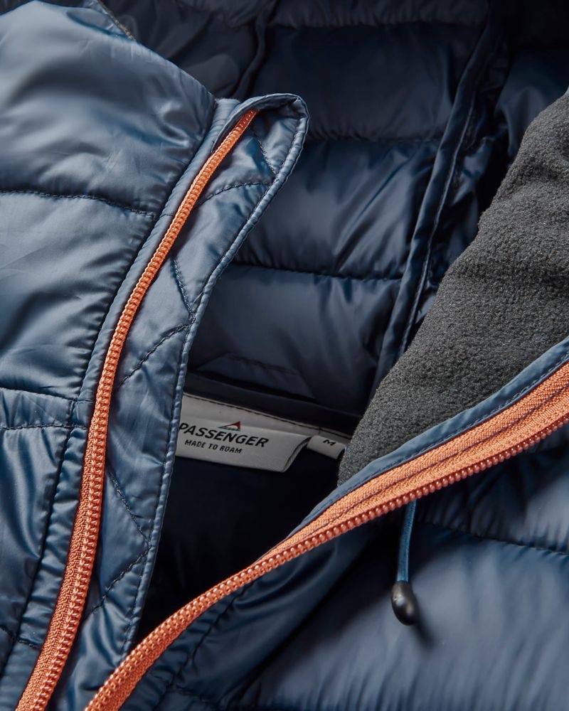 Kurtka Passenger Roamer Recycled Insulated Overhead Męskie Rich Navy/Cobalt | Polska-CRIGNB754
