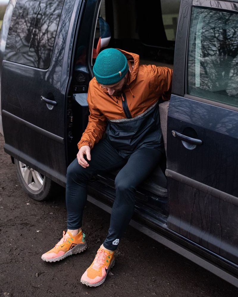 Legginsy Passenger Venture Recycled Base Layer Męskie Jasny Granatowe | Polska-APIUFR504