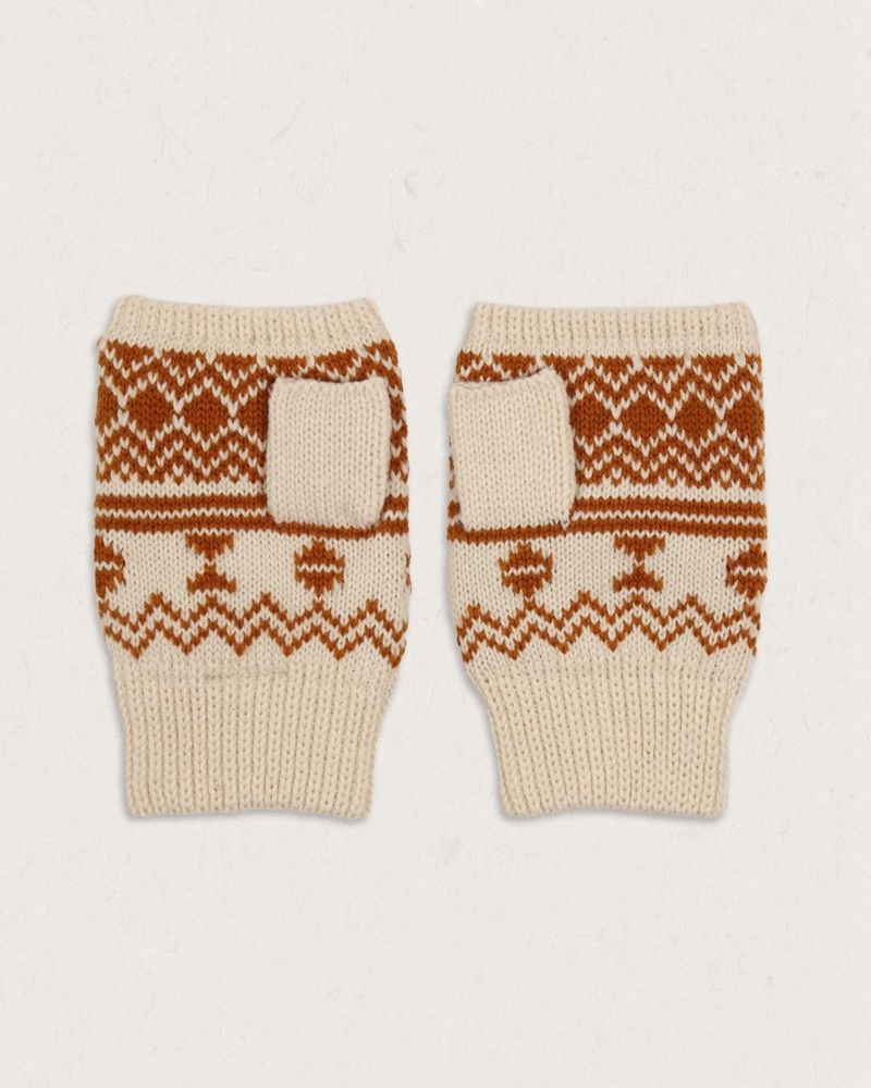 Mitten Passenger Flurry Recycled Fleece Podszewką Fingerless Damskie Pomarańczowe Brązowe | Polska-YUSZWR673