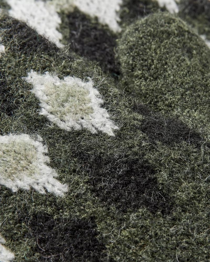 Mitten Passenger Wave Recycled Fleece Podszewką Damskie Khaki | Polska-ABIOWG438
