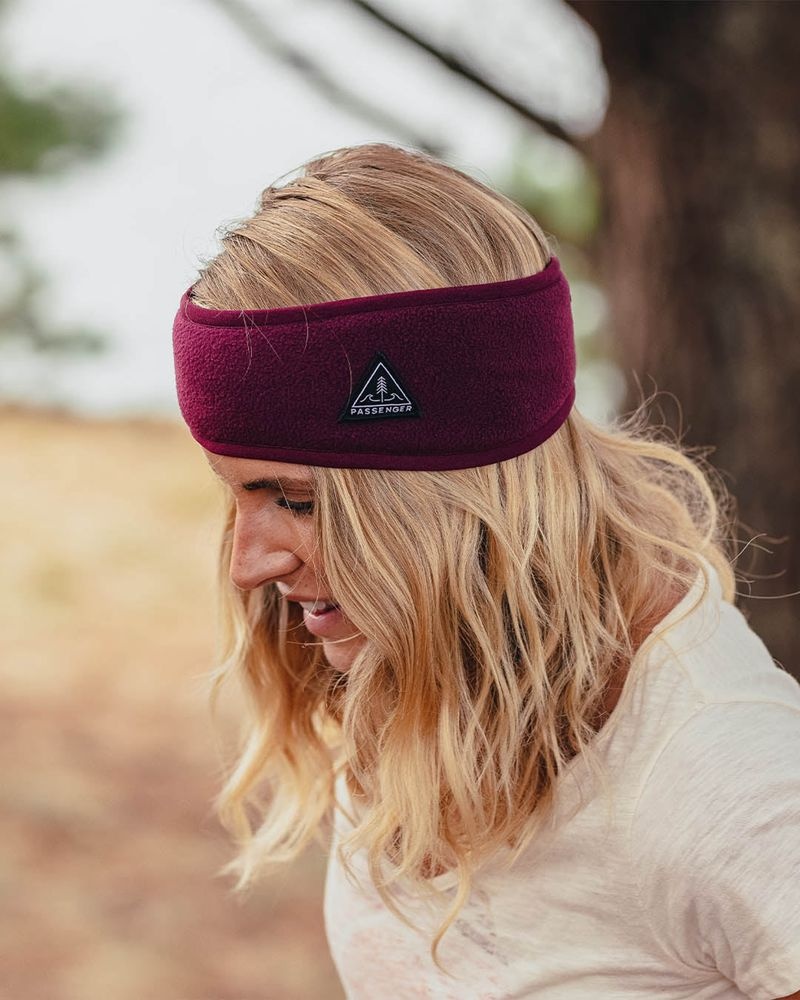Opaski Passenger Roamer Recycled Polar Fleece Damskie Windsor Wine | Polska-YXPEBL485