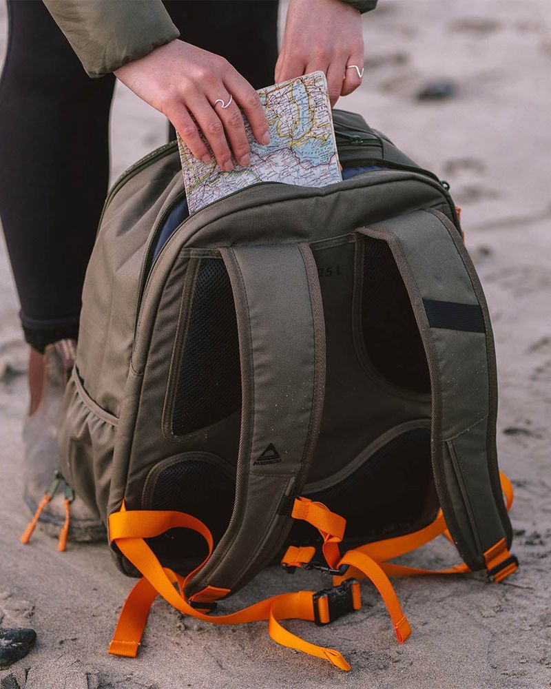 Plecak Passenger Ascent Weekender Recycled 35L Męskie Khaki | Polska-EKLZWQ058