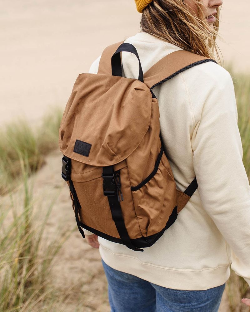 Plecak Passenger Boondocker 18L Recycled Polyester Męskie Brązowe | Polska-LCKDIG690
