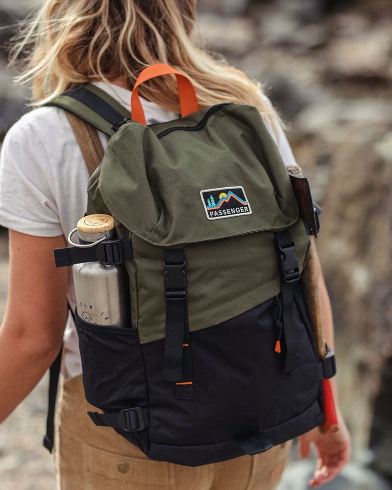 Plecak Passenger Boondocker Recycled 26L Męskie Black/Khaki | Polska-FZMPUI802