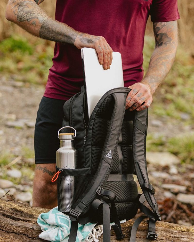 Plecak Passenger Canyon Recycled 25L Męskie Czarne | Polska-EQVSUH486