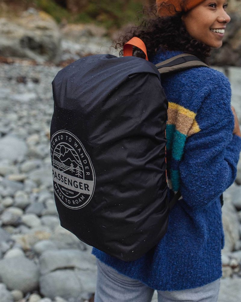 Plecak Passenger Recycled Nieprzemakalne Cover (18-35L) Męskie Czarne | Polska-SNPOHM893