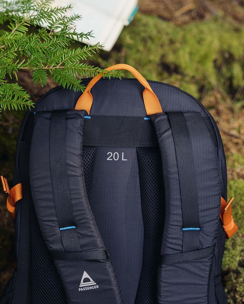 Plecak Passenger Track Recycled 20L Męskie Czarne | Polska-LTYZBR685