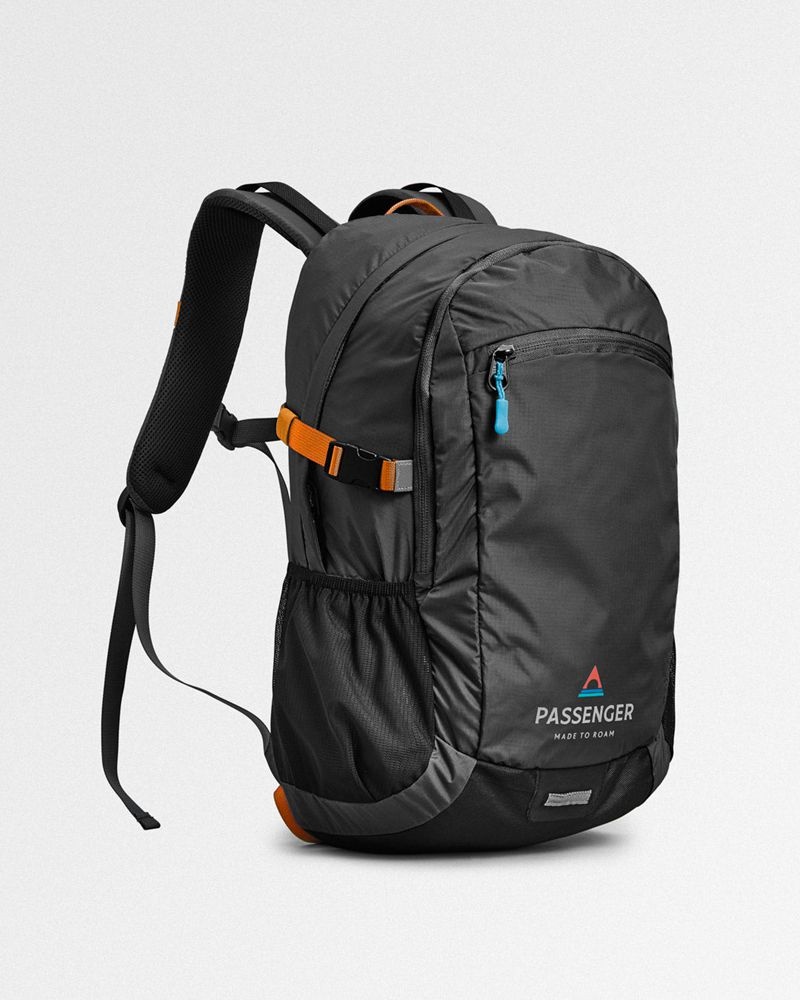 Plecak Passenger Track Recycled 20L Męskie Czarne | Polska-LTYZBR685