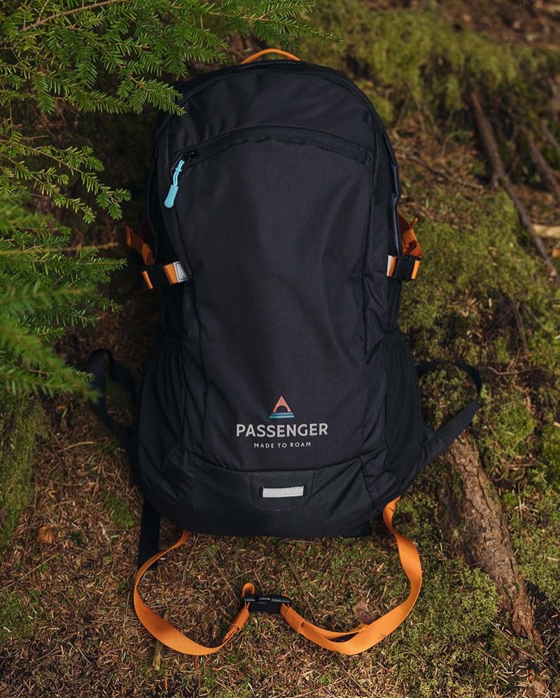 Plecak Passenger Track Recycled 30L Męskie Czarne | Polska-JWPKUG801