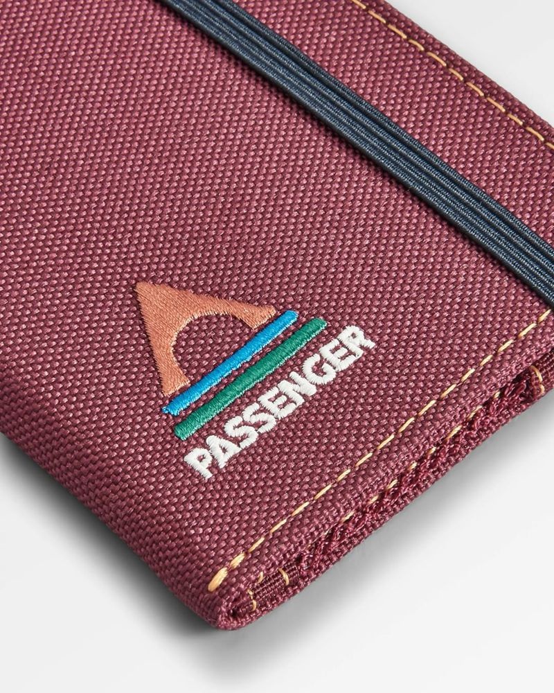 Portfel Passenger Essentials 2.0 Recycled Męskie Bordowe | Polska-VLSDIT306