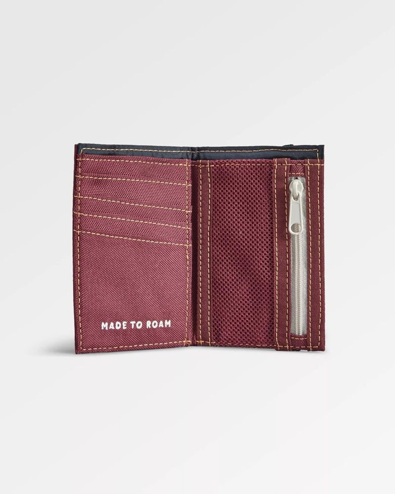 Portfel Passenger Essentials 2.0 Recycled Damskie Bordowe | Polska-MRTQDC782