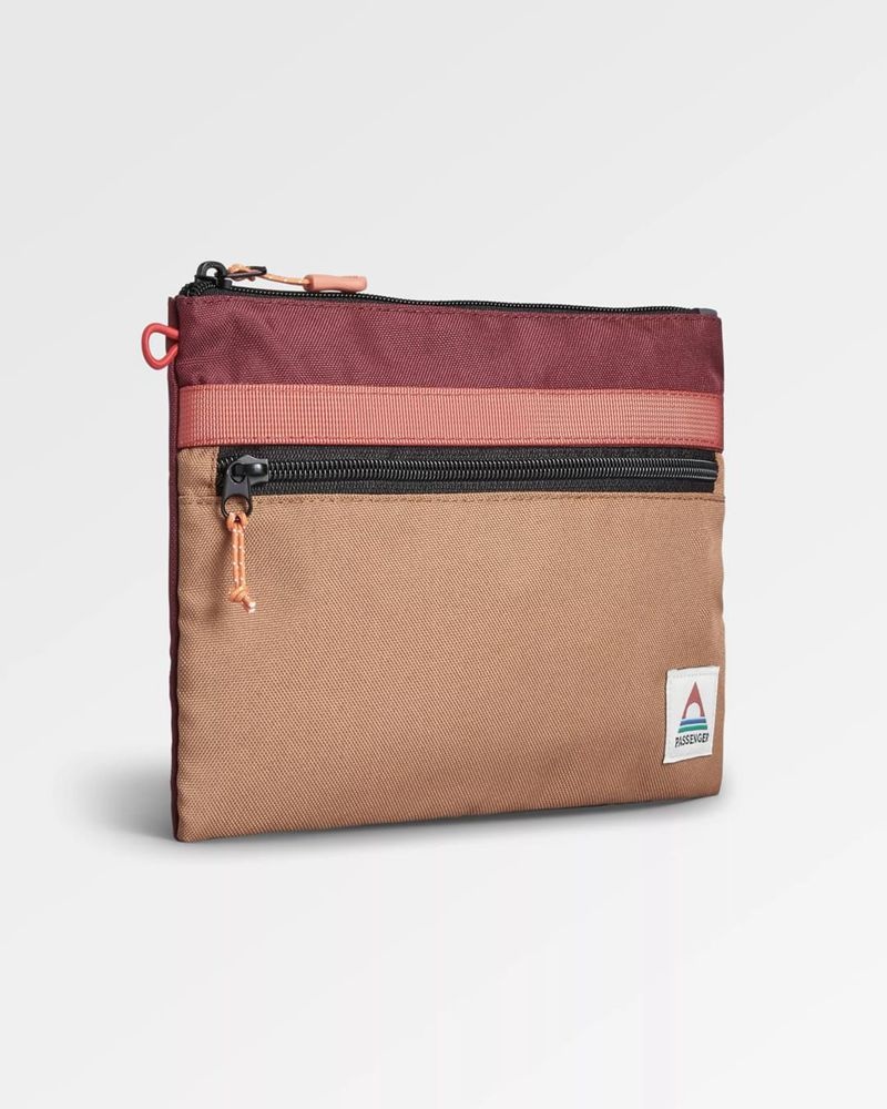 Pouches Passenger Essentials Recycled Damskie Brązowe | Polska-QCEOWH832