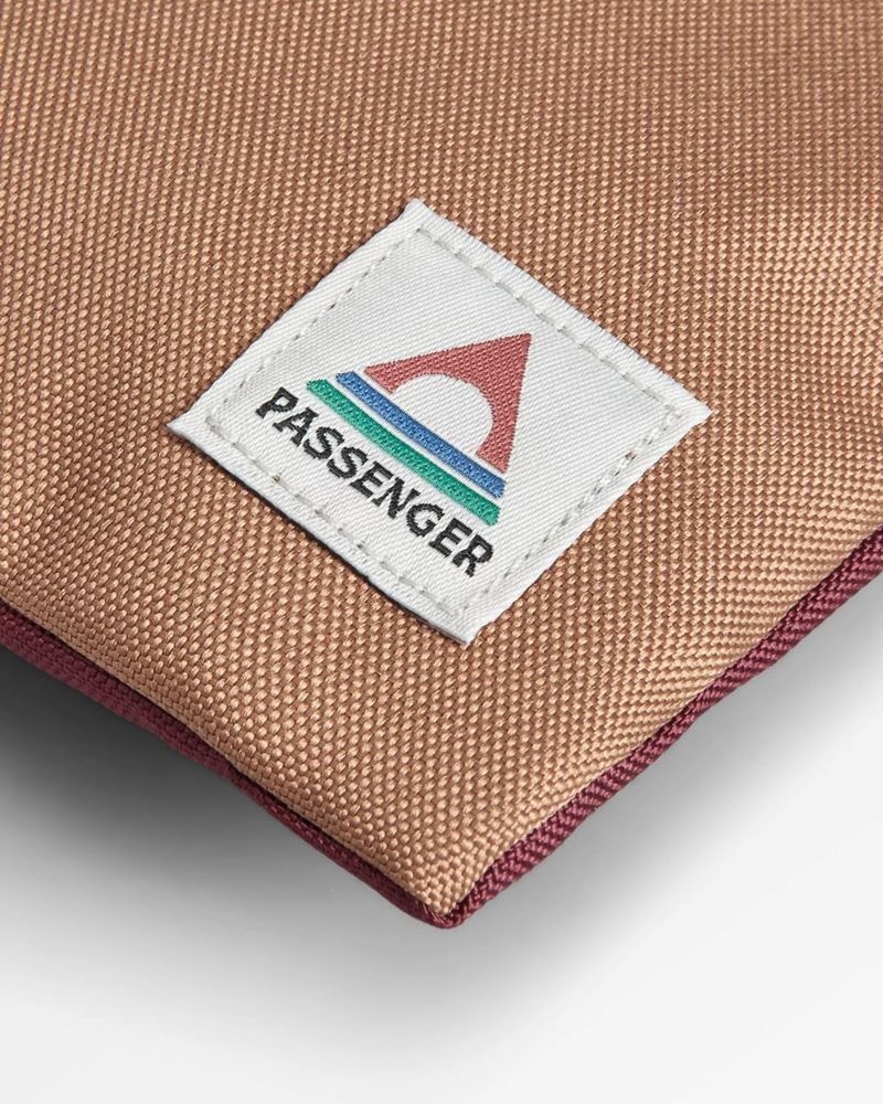 Pouches Passenger Essentials Recycled Damskie Brązowe | Polska-QCEOWH832