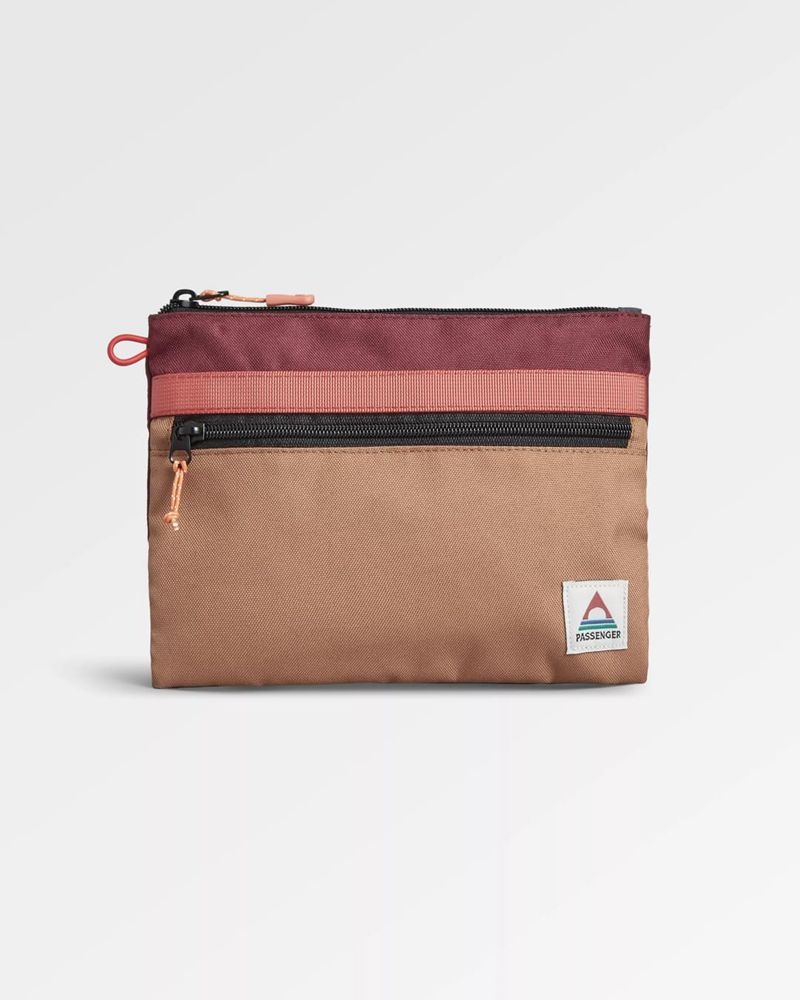 Pouches Passenger Essentials Recycled Damskie Brązowe | Polska-QCEOWH832