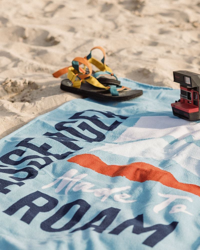 Ręcznik Passenger Portland Beach Recycled Męskie Niebieskie | Polska-BQZNED106