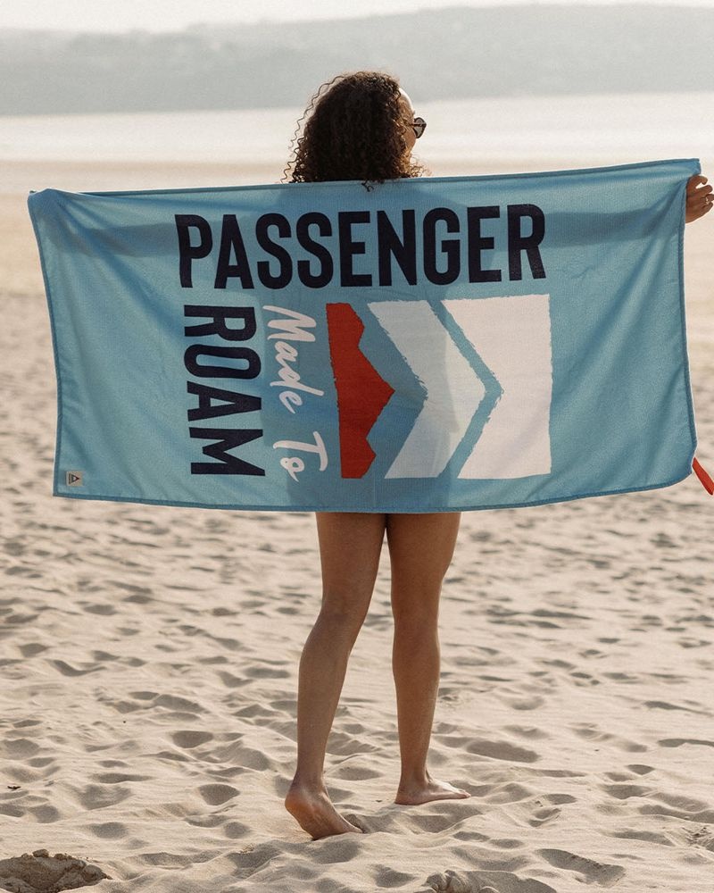 Ręcznik Passenger Portland Beach Recycled Męskie Niebieskie | Polska-BQZNED106