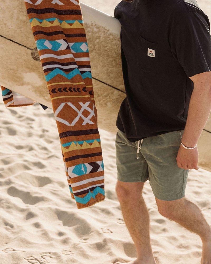 Ręcznik Passenger Portland Beach Recycled Damskie Ginger Paddle Geo | Polska-QZFBEY630
