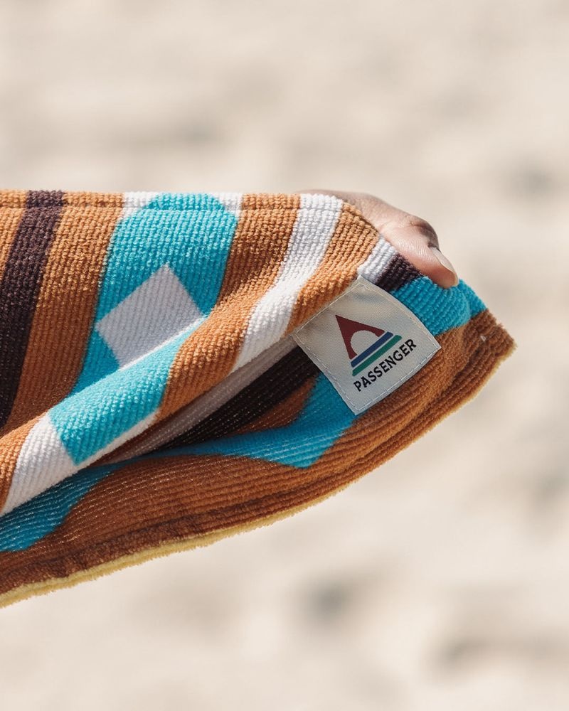 Ręcznik Passenger Portland Beach Recycled Damskie Ginger Paddle Geo | Polska-QZFBEY630
