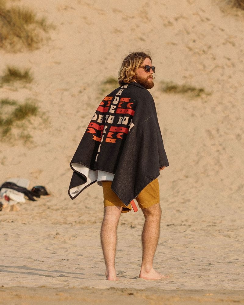Ręcznik Passenger Portland Beach Recycled Damskie Jasny Granatowe | Polska-FYJTGW127