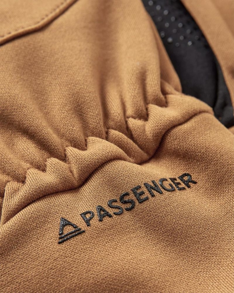 Rękawiczki Passenger Jacks 2.0 Recycled Touch Screen Męskie Brązowe | Polska-MXUFGV157