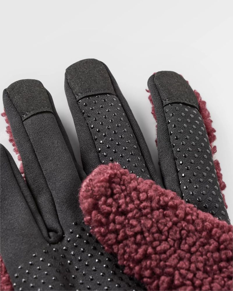 Rękawiczki Passenger Snowfall 2.0 Recycled Sherpa Męskie Wine | Polska-SGXJAR845