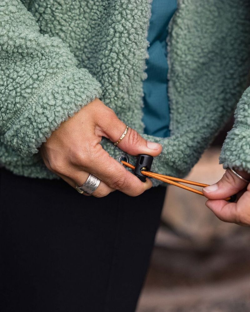 Runo Passenger Calla Zakapturzony Pullover Recycled Damskie Zielone | Polska-NLTIAJ610