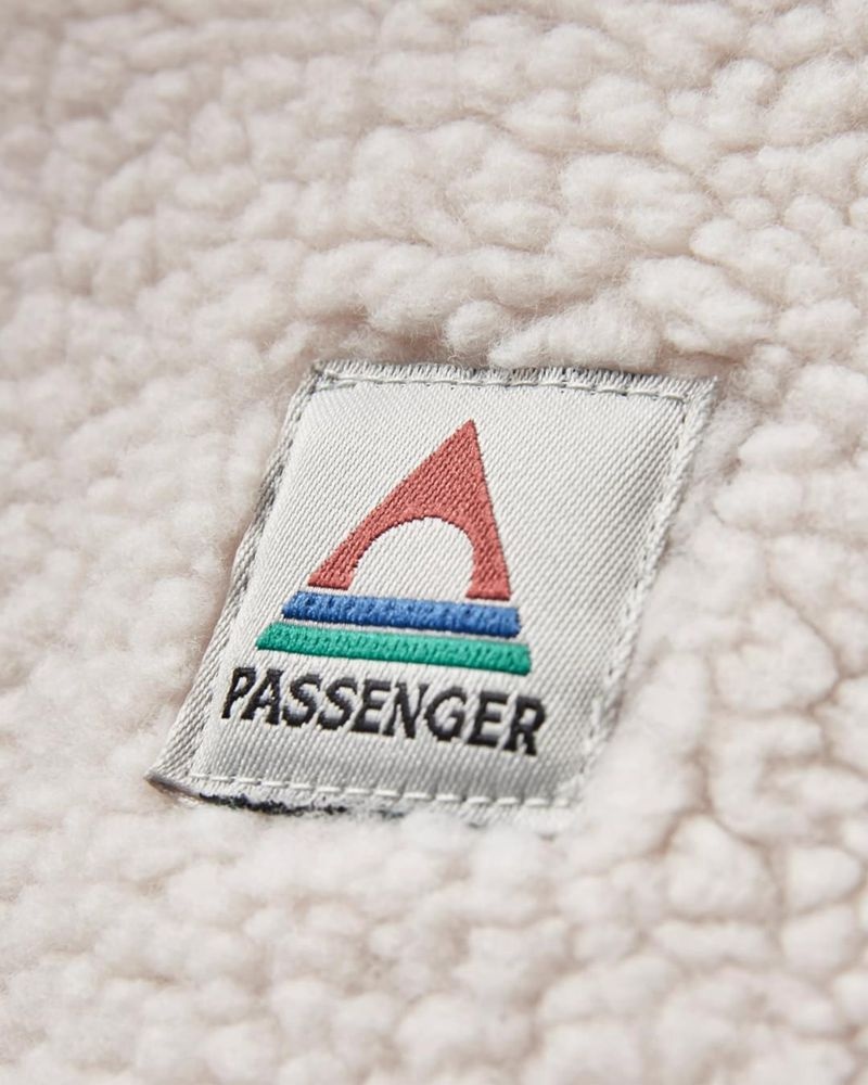 Runo Passenger Create Recycled Deep-Pile Sherpa Damskie Niebieskie | Polska-UHFOLZ056