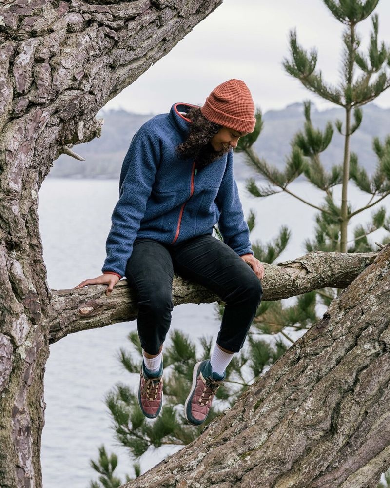 Runo Passenger Fairbanks 2.0 Full Zip Recycled Sherpa Damskie Ciemny | Polska-GBTACI246