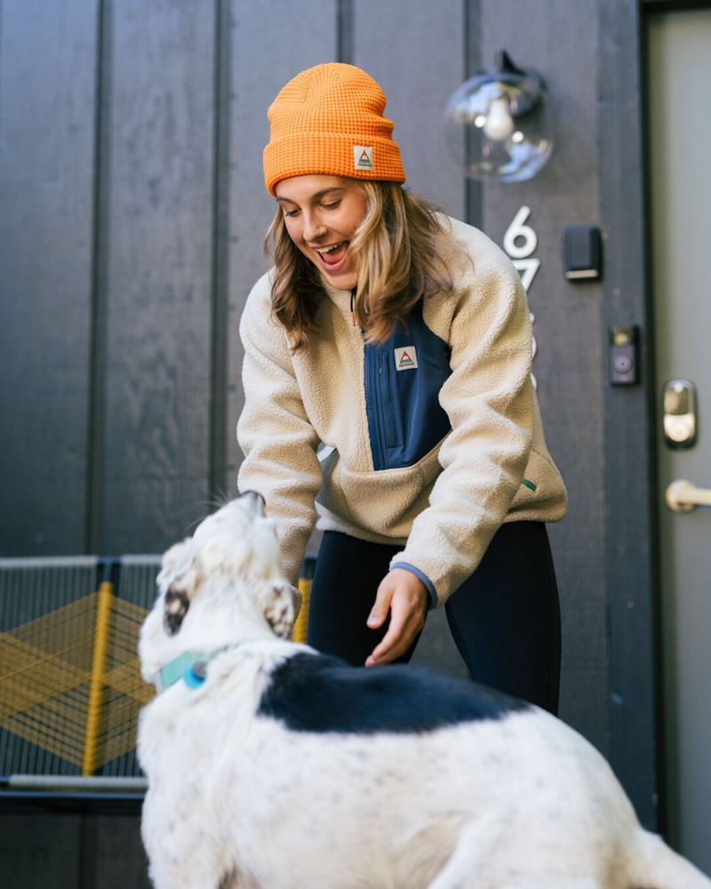 Runo Passenger Home 2.0 Recycled Sherpa Damskie Oatmeal | Polska-ZIFXMA324
